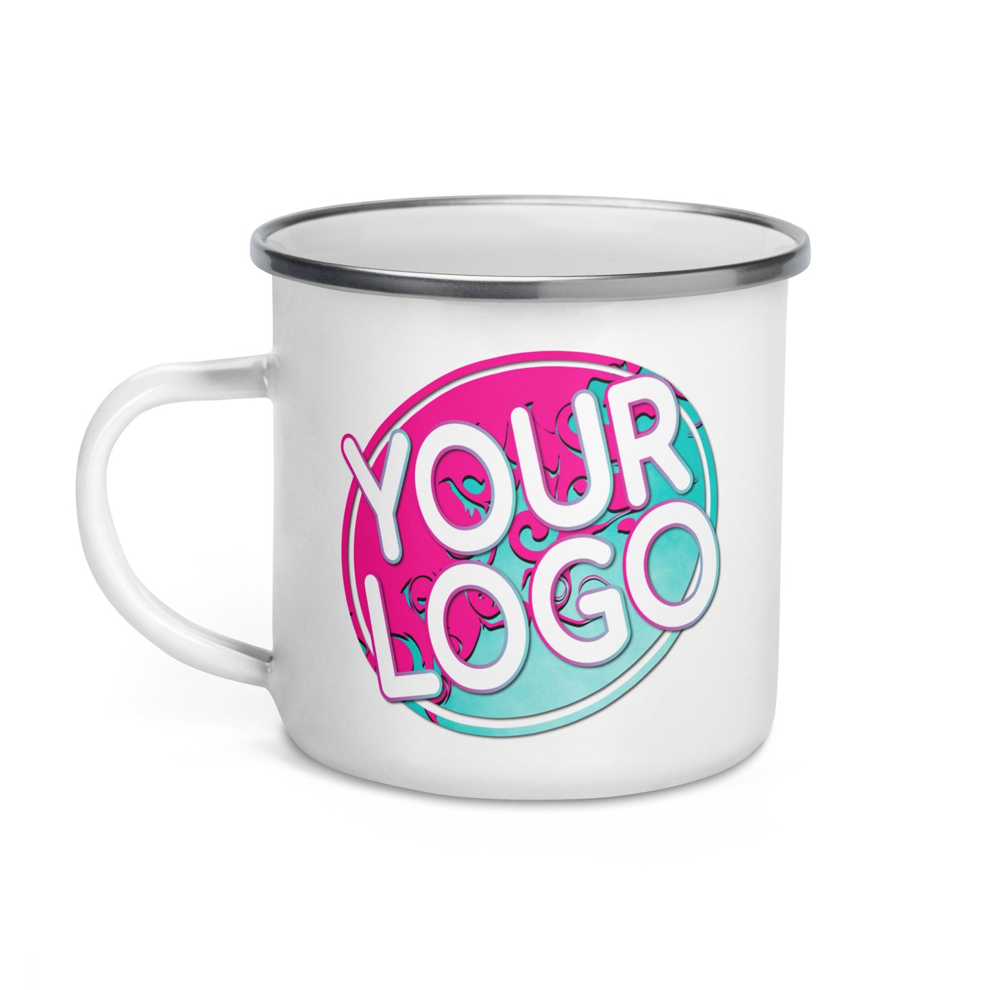 Personalized Unisex Business Logo Ceramic Enamel Mug