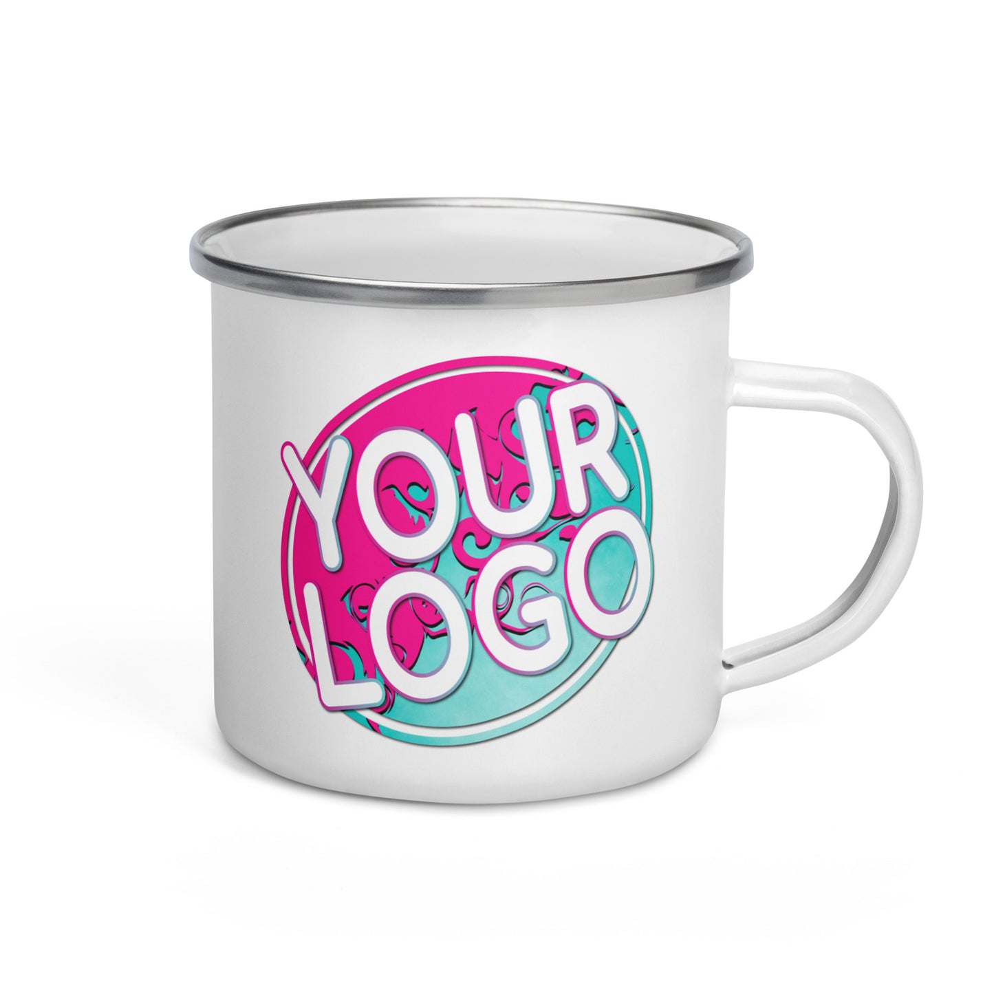 Personalized Unisex Business Logo Ceramic Enamel Mug