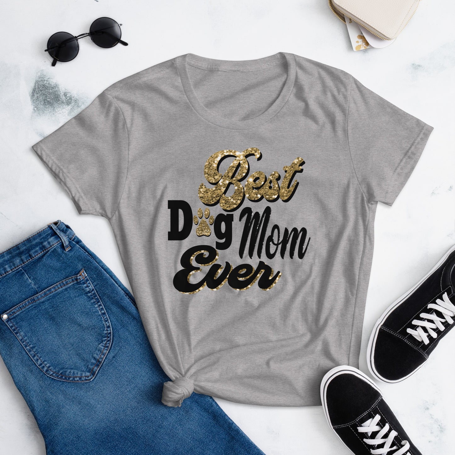 Best Dog Mom Ever Women's Short Sleeve T-Shirt