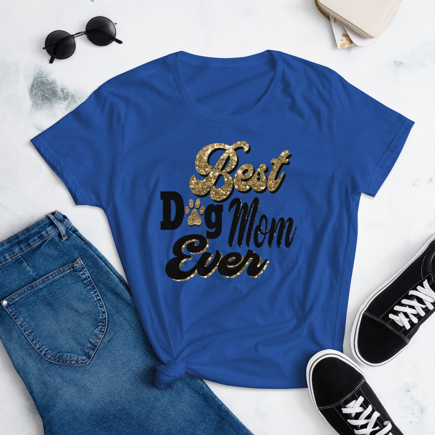 Best Dog Mom Ever Women's Short Sleeve T-Shirt